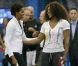 Michelle Obama s'est déplacée à Flushing Meadows vendredi 9 septembre 2011 pour le 12e jour de l'US Open. Elle a notamment joué en double  contre Serena Williams et John McEnroe pour promouvoir son programme  anti-obésité Let's Move, en présence également de James Blake. 