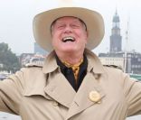 Larry Hagman au port de Hamburg, en Allemagne, le 9 septembre 2011