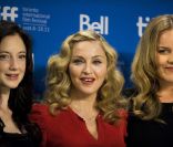Andrea Riseborough, Madonna et Abbie Cornish lors du photocall du film W.E. au festival de Toronto le 12 septembre 2011