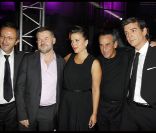 Jacques Expert, Eric Naulleau, Karine Blouët, Thierry Ardisson, Xavier de Moulins aux 25 ans de Paris Première. 