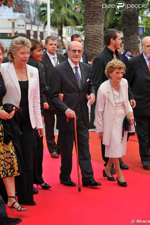 Manoel de Oliveira, et Christine Albanel, ministre de la Culture