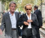 Christine Ockrent et Bernard Kouchner, à Paris, le 4 septembre 2010.