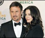 David Arquette et Courteney Cox en janvier 2009 à Washington  