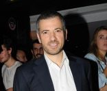 Bruno Putzulu lors de l\'inauguration du Zaza Bar, à Paris, le 3 octobre 2011.
