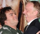 Jack Black et le créateur de la série Mike White, à l'avant-première d'Enlightened à Los Angeles le 6 octobre 2011. Ils ont travaillé ensemble sur Rock Acdemy. 
