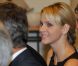 Albert et Charlene de Monaco lors de la conférence du Monaco Collectif Humanitaire, le mardi 11 octobre 2011. 