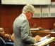 Procès du docteur Conrad Murray à Los Angeles le 12 octobre 2011 - ici l'avocat de Conrad Murray, Michael Flanagan