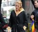 Blake Lively, l'air sérieux sur le tournage de la cinquième saison de la série Gossip Girl le 12 octobe 2011 à New York