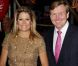 La princesse Maxima et son prince mal assortis, mais réjouis comme des enfants