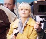 Sarah Michelle Gellar en plein tournage de sa série avortée, The Wonderful Maladys, le 12 mai 2009 à New-York.