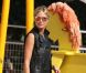 Heidi Klum chez Mr Bones Pumpkin Patch à Los Angeles le 15 octobre 2011
