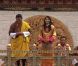 Dimanche 16 octobre 2011, le roi Jigme Khesar du Bhoutan et la reine Jetsun ont vécu l'apothéose des célébrations de leur mariage au stade de Thimpu, après la cérémonie du 13 octobre à Punakha.