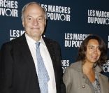 Michel Boyon et son épouse à la projection des Marches du pouvoir, le 18 octobre 2011.