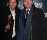 Jacques et Lise Toubon à la projection du film de George Clooney Les Marches du pouvoir, à Paris. 18 octobre 2011