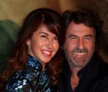 François Cluzet et sa femme Narjiss le 18 octobre 2011 lors de l'avant-première d'Intouchables à Paris 