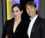 Amira Casar et Mathilde Meyer au dîner Dior en l\'honneur de l\'artiste Anselm  Reyle. Paris, le 20 octobre 2011