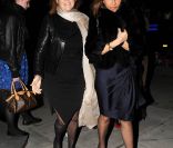 Sarah Ferguson à Londres le 19 octobre 2011, après un dîner entre amis chez Locanda Locatelli.<br />