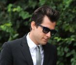 Mark Ronson aux obsèques d\'Amy Winehouse, à Londres, le 26 juillet 2011.
