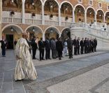 Le prince Albert II de Monaco recevait le 31 octobre 2011 en principauté le président du Mali Amadou Toumani Touré.