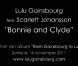 Lulu Gainsbourg et Scarlett Johansson -  Bonnie and Clyde  - octobre 2011.