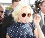 Lindsay Lohan semble pessimiste à son arrivée au tribunal de Los Angeles, mercredi 2 novembre 2011.