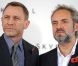 Daniel Craig et Sam Mendes pour la première conférence de presse de Skyfall, à Londres le 3 novembre 2011.