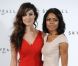 Berenice Marlohe et Naomie Harris pour la première conférence de presse de Skyfall, à Londres le 3 novembre 2011.