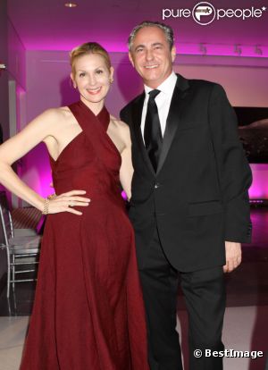Kelly Rutherford et son nouveau compagnon l'avocat allemand Marcus Ernst, lors du gala L'Oréal à New York, le 2 novembre 2011