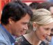Kelly Rutherford et son "compagnon" à l'écran Matthew Seetle sur le tournage de Gossip Girl, le 1 août 2011 à New York