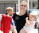 Kelly Rutherford et ses enfants Hermes et Helena, en juin 2010 à Los Angeles