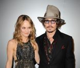 Johnny Depp et sa compagne Vanessa Paradis en mai 2010