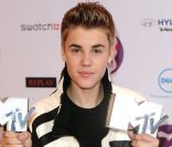 Justin Bieber aux MTV EMA à Belfast le 6 novembre 2011 
