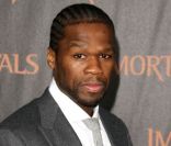 50 Cent à Los Angeles pour Les Immortels, le 7 novembre 2011.