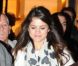 Justin Bieber et Selena Gomez quittent le magasin Louis Vuitton des Champs-Elysées, à Paris, le mercredi 9 novembre 2011.