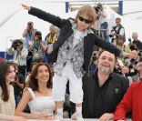 Max Baissette de Malglaive, Aure Atika, Judith Chemla Patrick Descamps et Pierre Schoeller le 20 mai 2008 à Cannes 