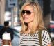 Heidi Klum sous le soleil de Rodeo Drive, tourne sa nouvelle campagne pour New Balance. Los Angeles, le 17 novembre 2011.