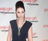 Michelle Trachtenberg (Georgina Sparks) chez Cipriani sur Wall Street à New York, pour fêter le 100e épisode de Gossip Girl le 19 novembre 2011.