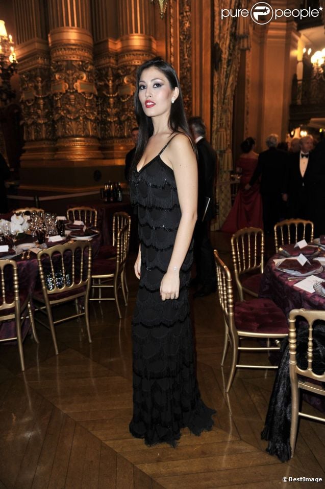 Michel Legrand et Natalie Dessay à l'Opéra Garnier, pour le gala du Conseil Pasteur-Weizmann, le 22 novembre 2011.