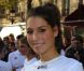Laury Thilleman en avril 2011 court pour la bonne cause à Paris