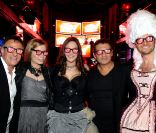 Albert Cohen, Camille Lou, Roxane Le Texier, Dove Attia et Christophe Beaugrand lors du concert privé de la troupe de 1789, Les Amants de la Bastille, au VIP ROOM à Paris le 22 novembre 2011