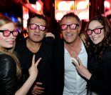 Camille Lou, Dove Attia, Albert Cohen et Roxane Le Texier lors du concert privé de la troupe de 1789, Les Amants de la Bastille, au VIP ROOM à Paris le 22 novembre 2011