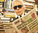 Karl Lagerfeld sera le rédacteur en chef invité du quotidien Métro le 7 février 2012.<br />