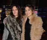 Karole Rocher et Iszia lors de la soirée anniversaire des 135 ans de la maison Lancel à Paris le 24 novembre 2011