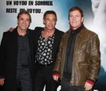 Daniel Duval, Gérard Lanvin et Tchéky Karyo lors de l'avant-première du film Les Lyonnais à Paris le 27 novembre 2011