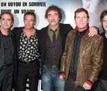 Daniel Duval, Gérard Lanvin, Olivier Marchal, Tchéky Karyo et Lionnel Astier lors de l'avant-première du film Les Lyonnais à Paris le 27 novembre 2011