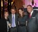 Charlotte Gallimard, Patrick Poivre d'Arvor, Zelda Wittgenstein et Henri J. Sillam lors du lancement de la collection de bijoux   Zawoom, à l'Hôtel Georges V, à Paris. Novembre 2011  