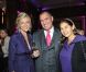 Chloé Bolloré, Henri J. Sillam et Félicia Panhard lors du lancement de la collection de bijoux   Zawoom, à l'Hôtel Georges V, à Paris. Novembre 2011  