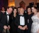 Heloise d'Ormesson, Jean D'Ormesson et sa femme avec Marie-Sarah Carcassonne lors du Bal des débutantes le 26 novembre 2011