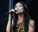 Anggun à Paris, le 14 juillet 2011. 