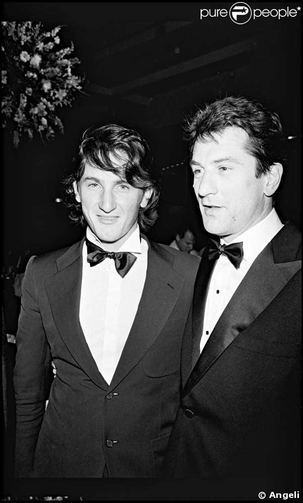 Sean Penn et Robert De Niro festival de cannes 1984